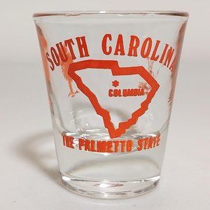 Vintage South Carolina Shot Glass #S019